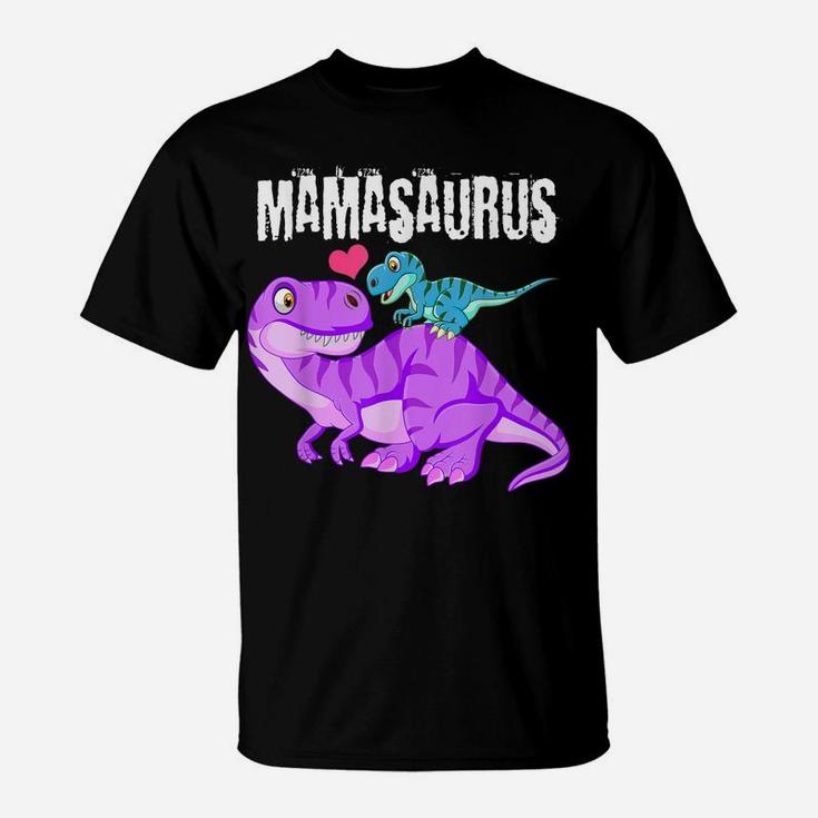 Mamasaurus Dinosaur T Shirt Rex Mother Day For Mom Gift Mama T-Shirt