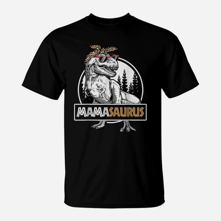 Mamasaurus T Rex Dinosaur Mama Saurus Funny Family Matching T-Shirt