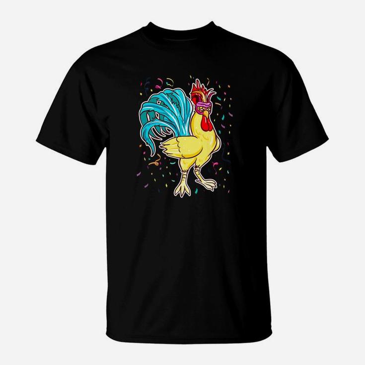 Mardi Gras Chicken Mardi Gras T-Shirt