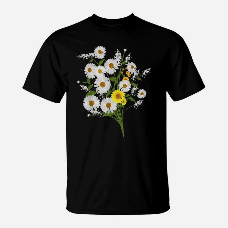 Marguerites Daisy Spring Flower Daisies Plant Gardening T-Shirt