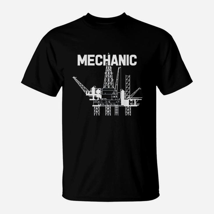 Mechanic Welders Offshore Oil Drilling Rig T-Shirt