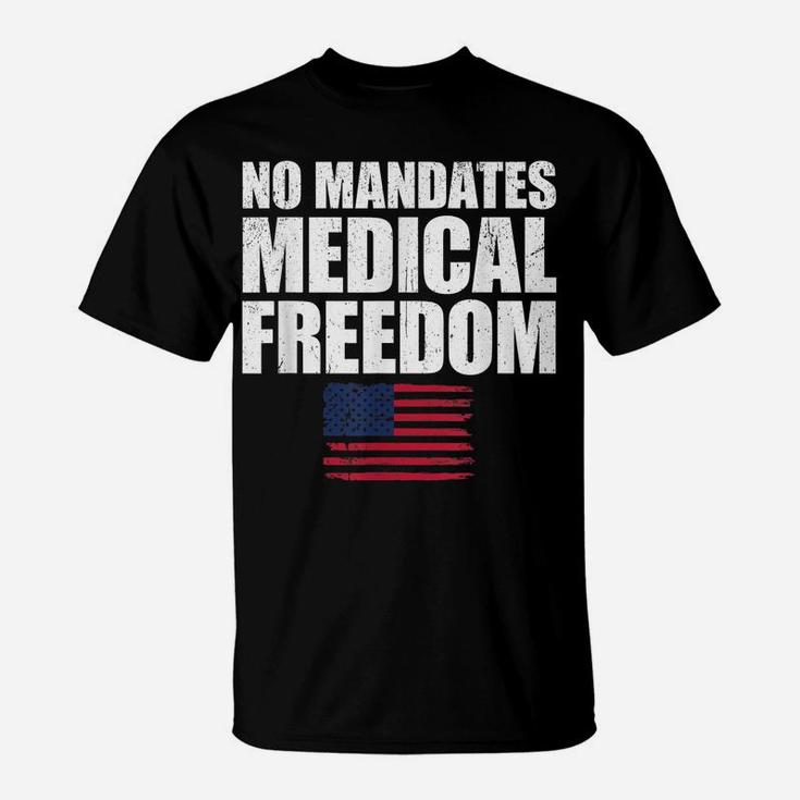 Medical Freedom Shirt Us Flag Medical Freedom No Mandates T-Shirt