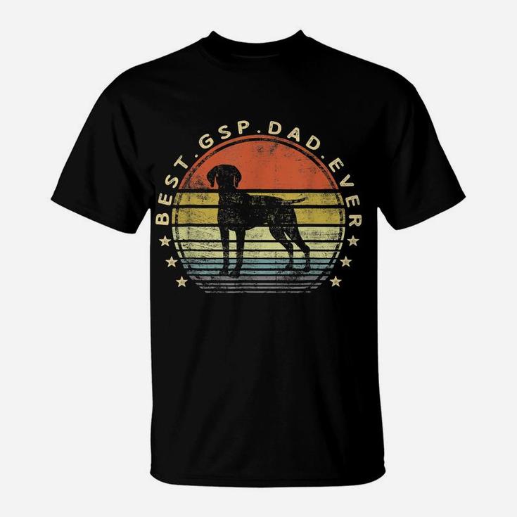 Mens Best Gsp Dad Ever Dog Lover Owner German Shorthaired Pointer T-Shirt