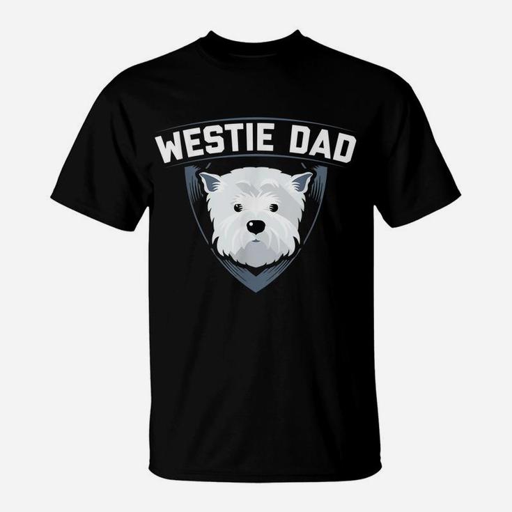 Mens Westie Dad Dog Owner West Highland White Terrier T-Shirt