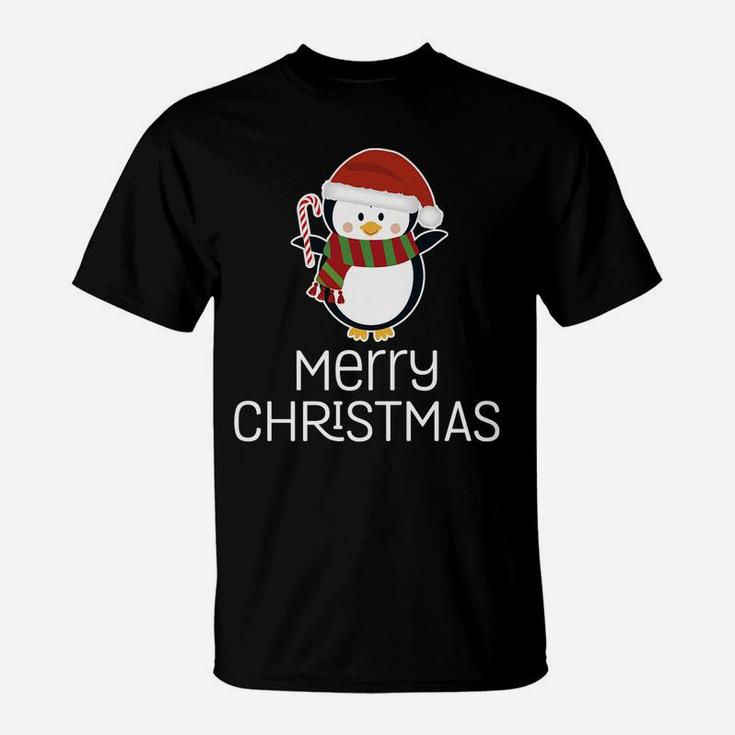 Merry Christmas Cute Penguin Happy Holiday Xmas Pun Humor T-Shirt