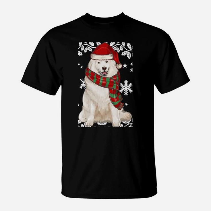 Merry Christmas Ornament Samoyed Xmas Santa Sweatshirt T-Shirt