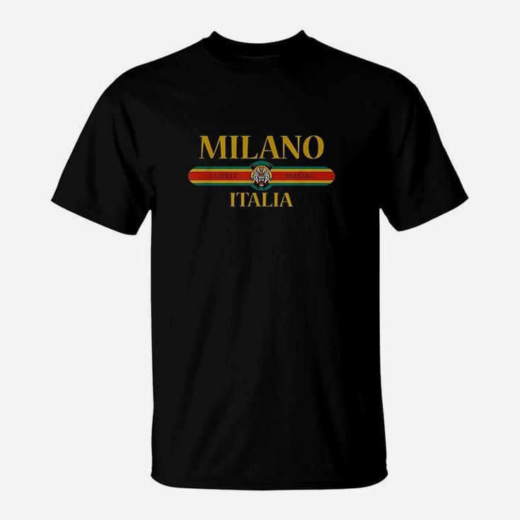 Milano Italia Fashion Tiger Face Milan Italy Vintage Graphic T-Shirt