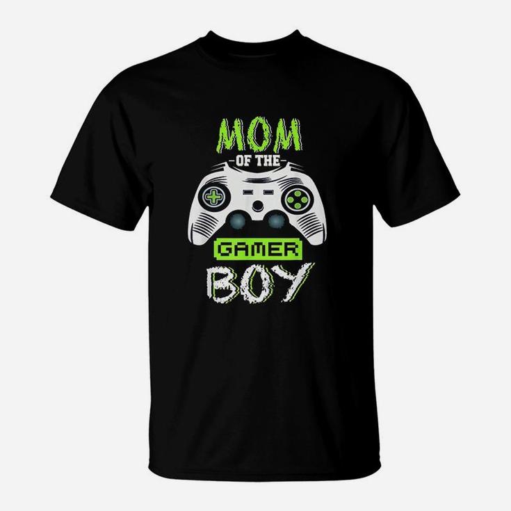 Mom Of The Gamer Boy Matching Video Gamer T-Shirt