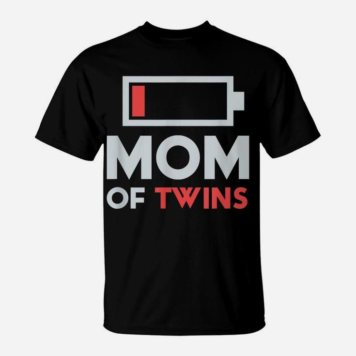 Mom Of Twins Shirt Gift From Son Daughter Twin Mothers Day T-Shirt