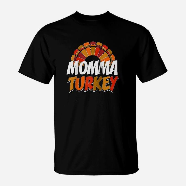 Momma Turkey Thanksgiving T-Shirt