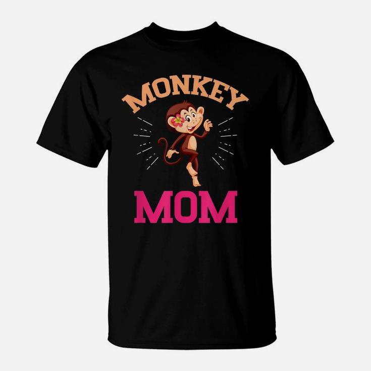 Monkey Mom Mothers Day Best Mama Ever Animal Ape Lover T-Shirt