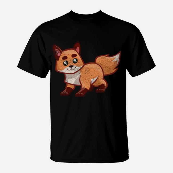 My Spirit Animal Is A Fox Funny Animal Quote Christmas Gift T-Shirt