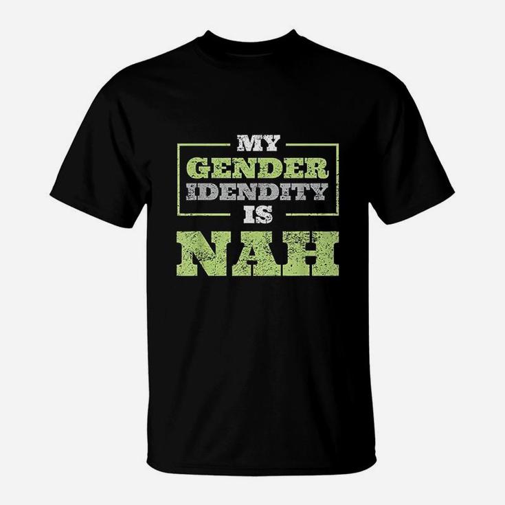 Nah Agender Pride Parade Lgbtq Retro Party T-Shirt
