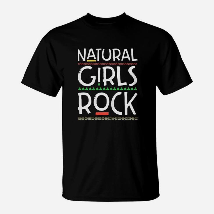 Natural Hair Black Girls Rock Melanin T-Shirt