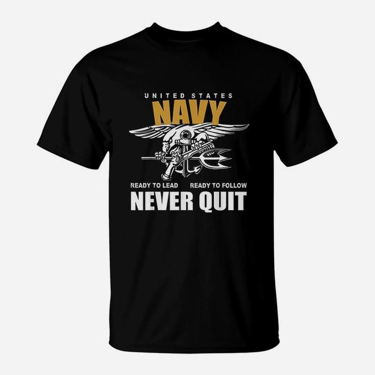Navy Never Quit Proud Seals Team T-Shirt