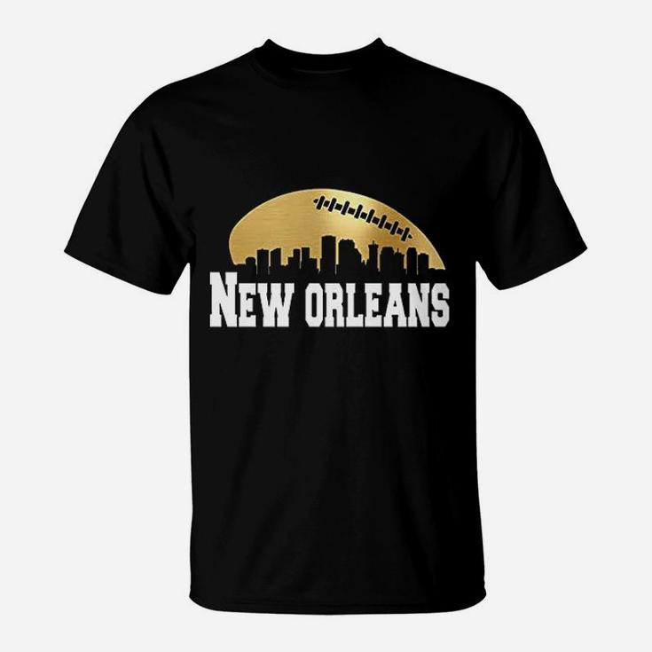 New Orleans Football Skyline T-Shirt
