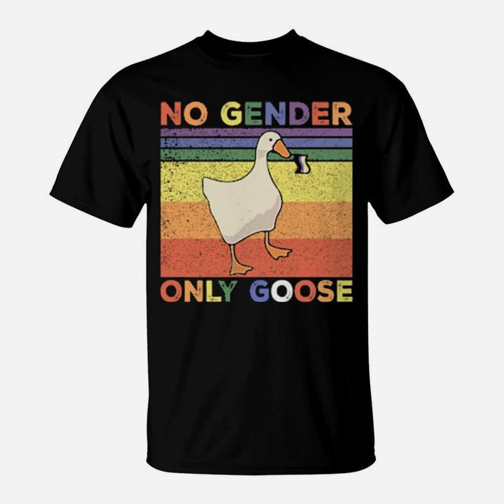 No Gender Only Goose Lgbt T-Shirt