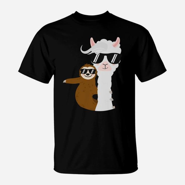 No Prob-Llama Funny Sloth Llama Squad Gift Christmas T-Shirt