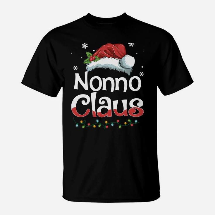 Nonno Claus Christmas Family Matching Pajama Funny Xmas Sweatshirt T-Shirt