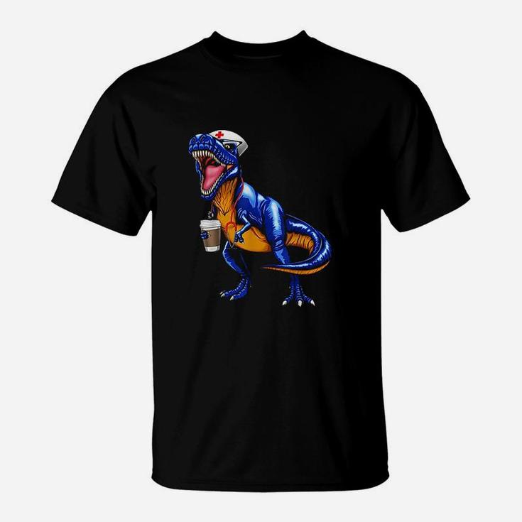 Nurse Saurus Dinosaur T-Shirt