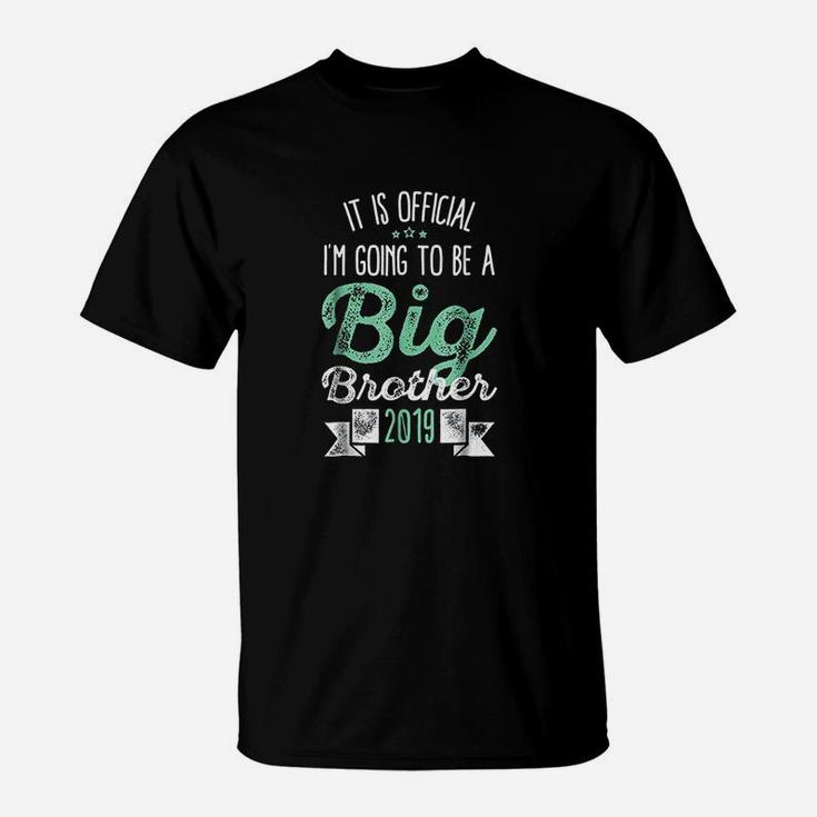 Official I Am Going To Be A Big Brother 2019 Kids T-Shirt