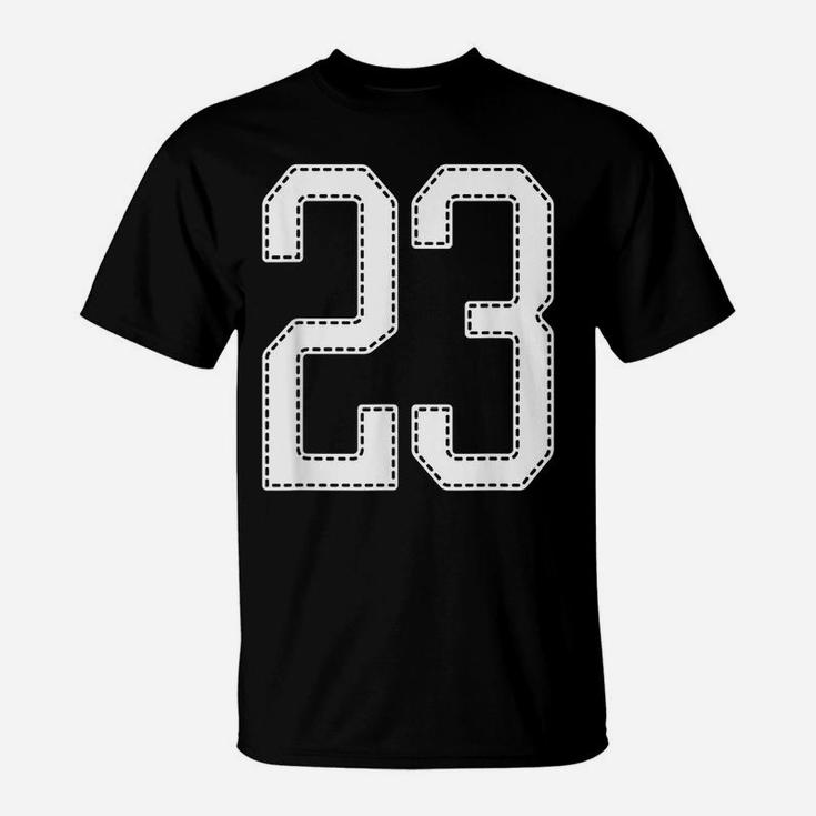 Official Team League 23 Jersey Number 23 Sports Jersey T-Shirt
