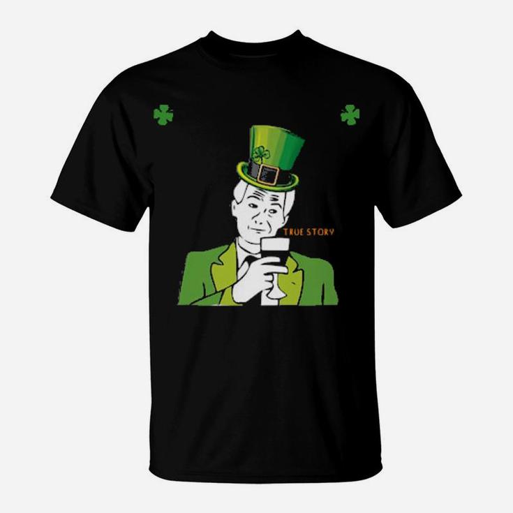Official You Know Youre 100 Irish When Youve No Idea How To Make A Long Story T-Shirt