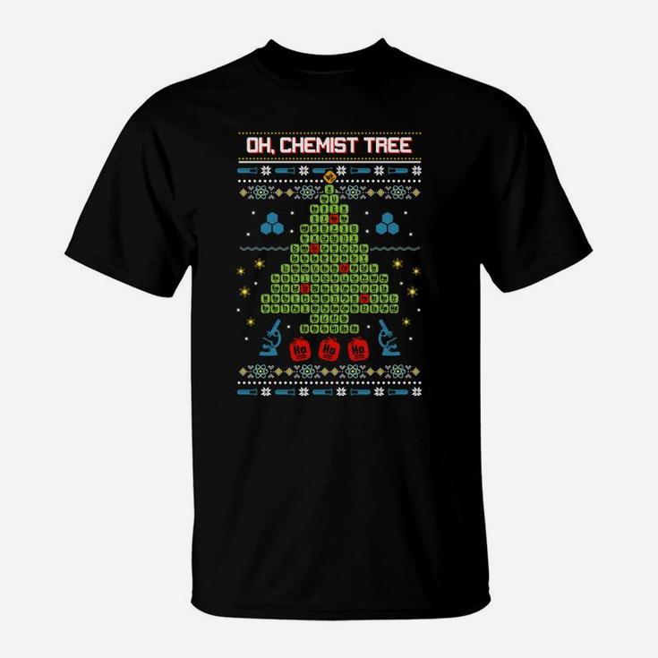 Oh, Chemist Tree - Chemistry Tree Christmas Science Sweatshirt T-Shirt