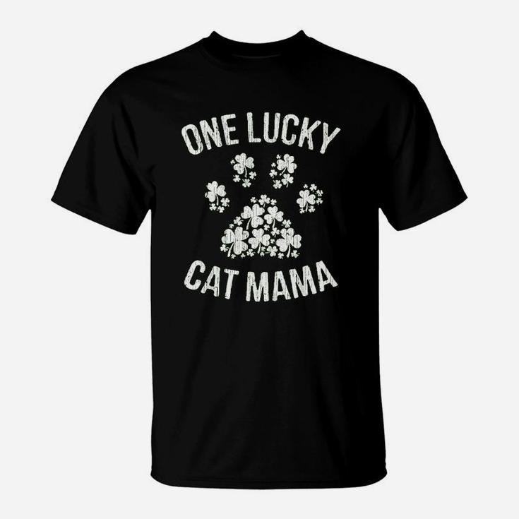 One Lucky Cat Mama T-Shirt