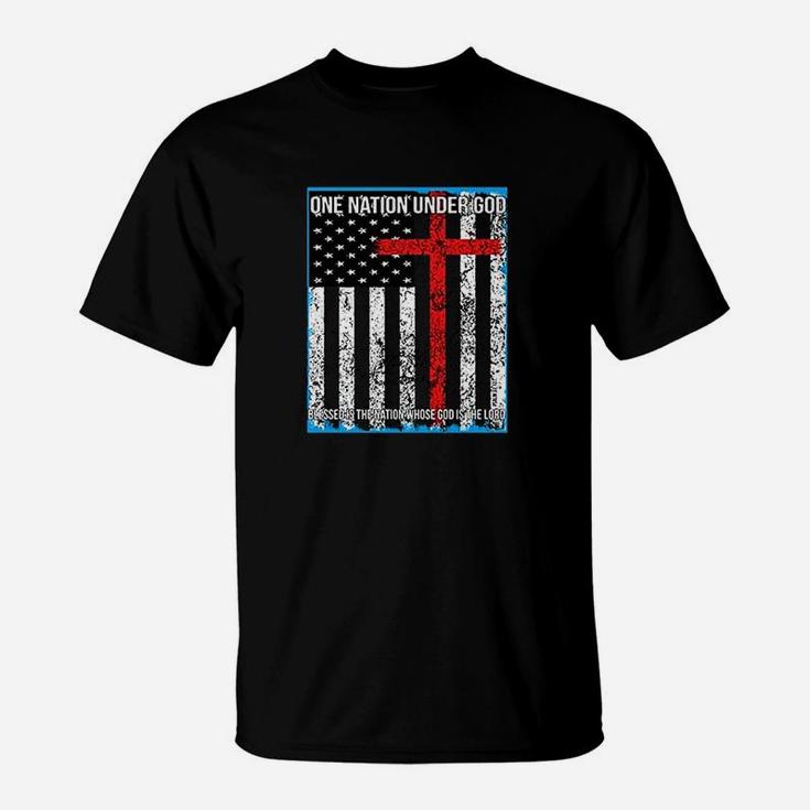 One Nation Under God With Flag T-Shirt