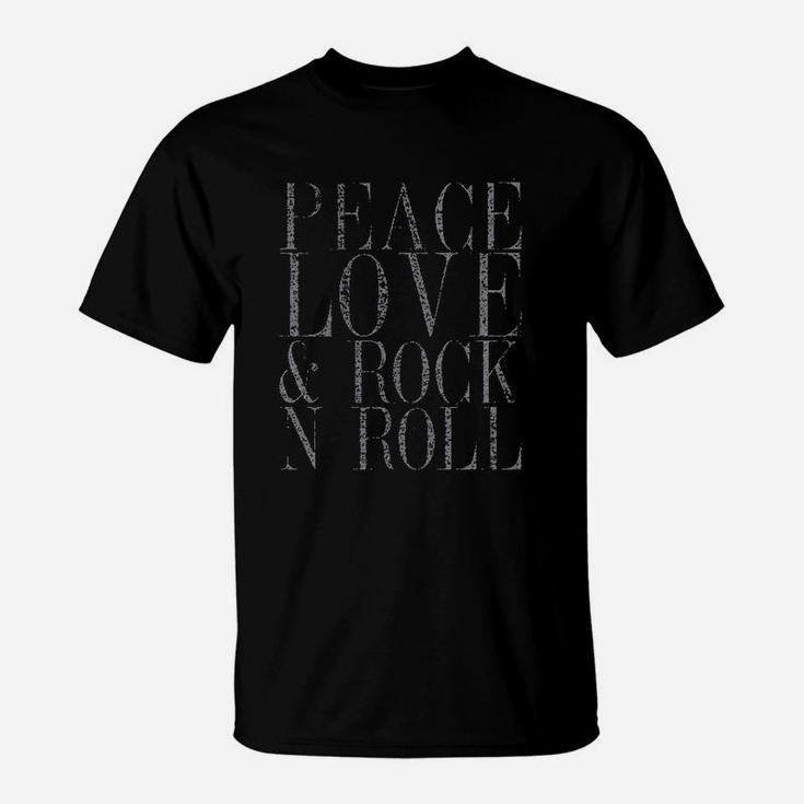 Peace Love And Rock T-Shirt