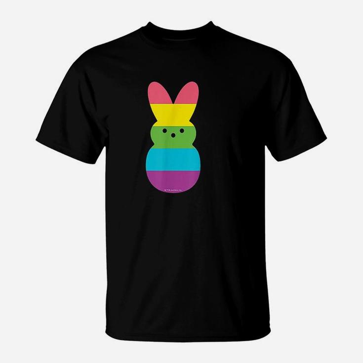 Peeps Rainbow Striped Bunny Peep T-Shirt