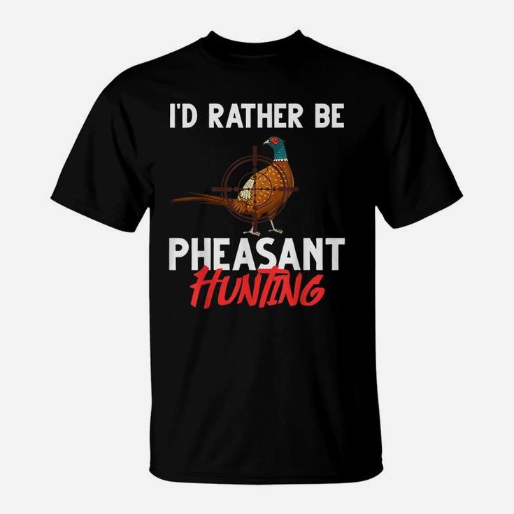Pheasant Hunting Bird Hunter Season T-Shirt