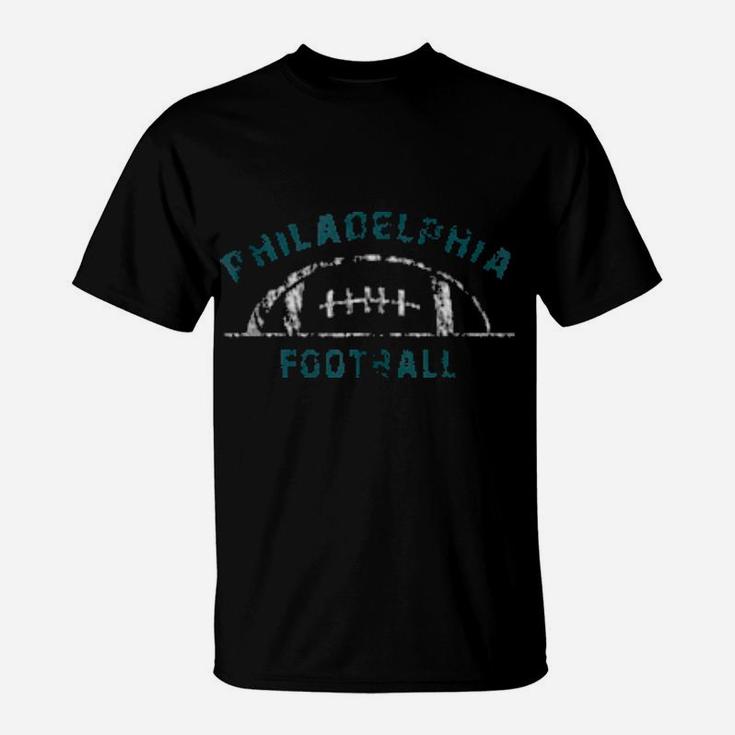 Philadelphia Football End Zone Game Day Distressed Vintage T-Shirt