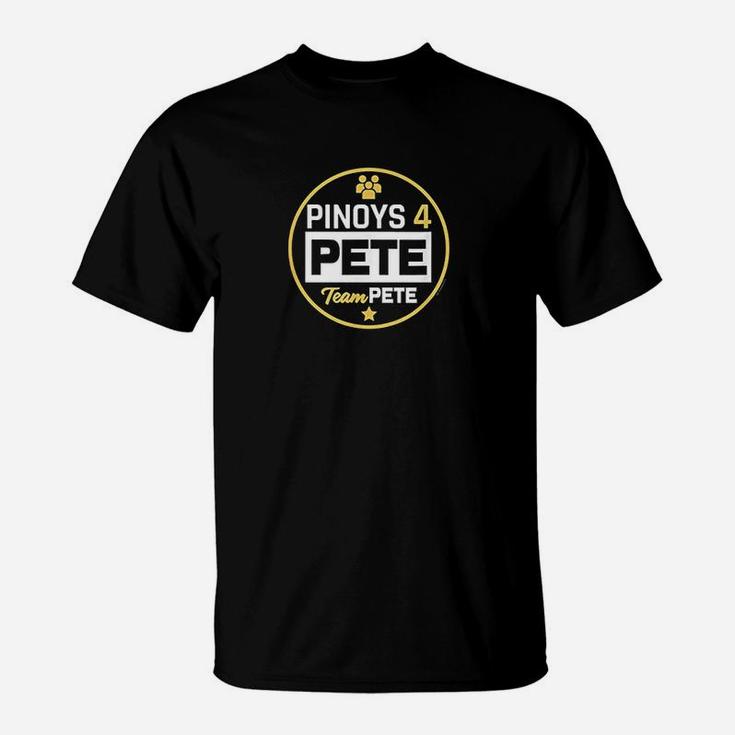 Pinoys Filipinos 4 Pete Team Pete Buttigieg T-Shirt