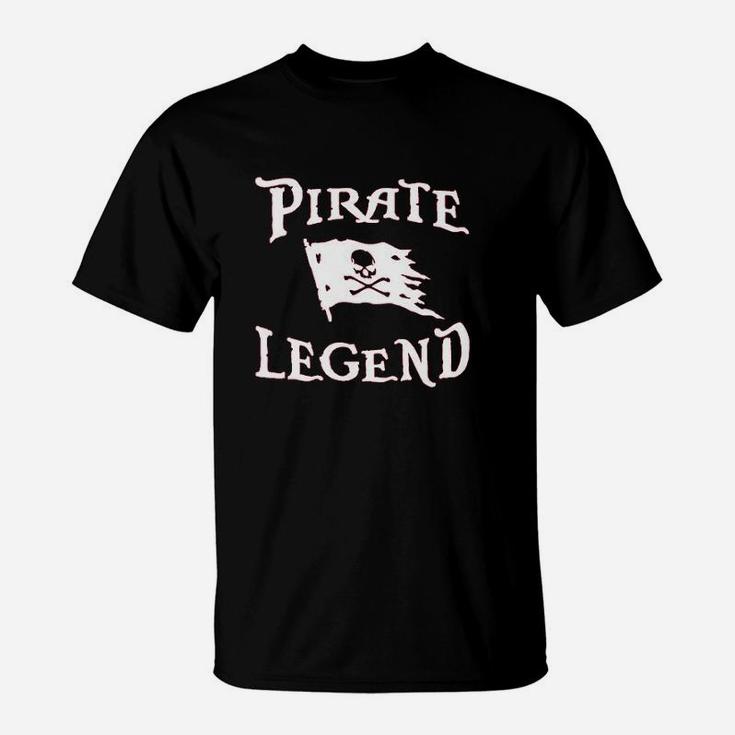 Pirate Legend Jolly Roger Flag T-Shirt