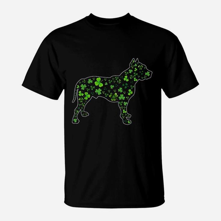 Pitbull Dog St Patricks Day Irish T-Shirt