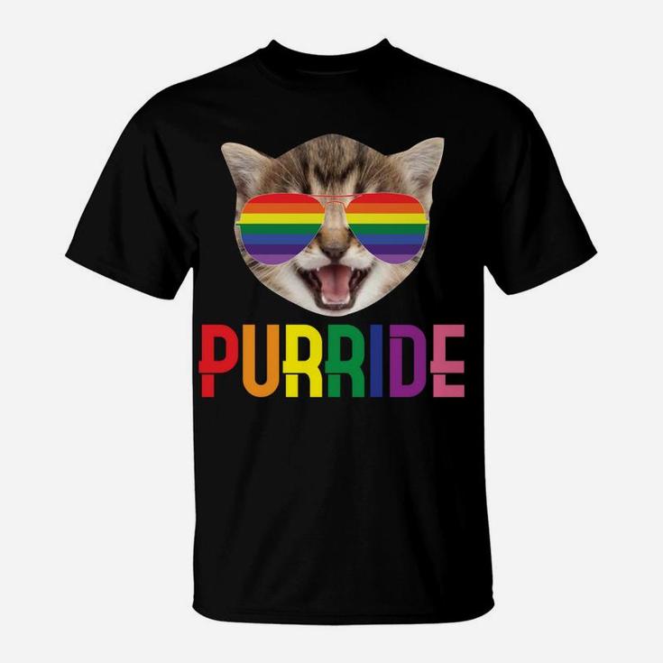 Purride | Cute Funny Lgbqt Cat Lovers Gift Sweatshirt T-Shirt