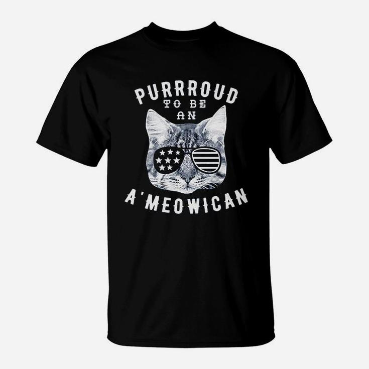 Purroud To Be An Ameowican T-Shirt