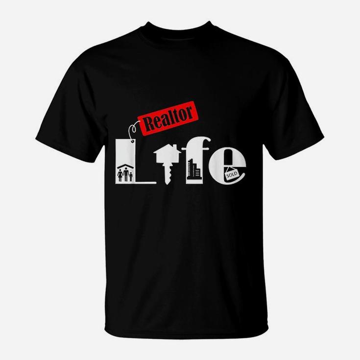 Realtor Life Gift Real Estate Agent Job Title Gifts T-Shirt