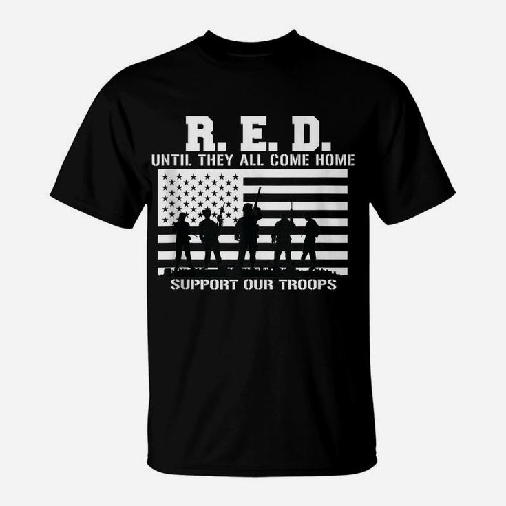 Red Friday Military Veteran Shirt As T-Shirt