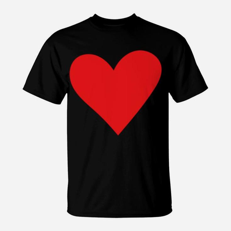 Red Heart Love Girlfriend Funny Vintage I Love My Girlfriend T-Shirt