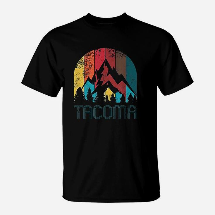 Retro City Of Tacoma For Men Women And Kids T-Shirt