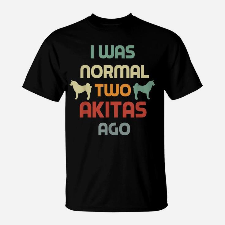 Retro Dog Mom Gifts Women Men Kids Funny Akita Lover Owner T-Shirt