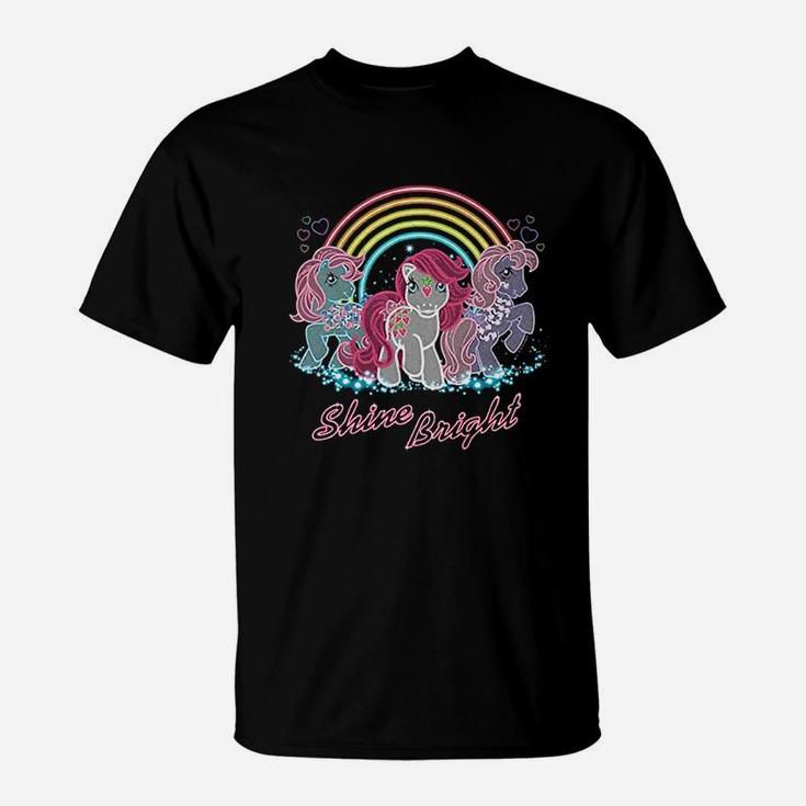 Retro Neon Ponies T-Shirt