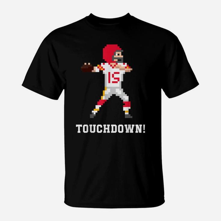 Retro Video Game Touchdown - Kansas City Football T-Shirt