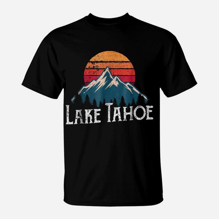 Retro Vintage Lake Tahoe California Nevada T Shirt T-Shirt