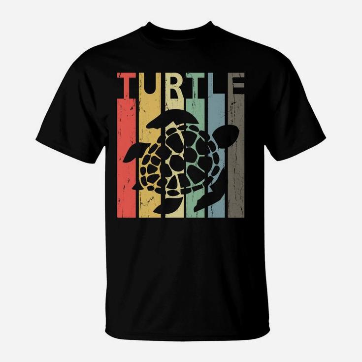 Retro Vintage Sea Turtle Lover Shirt Skip A Straw Ocean Gift T-Shirt