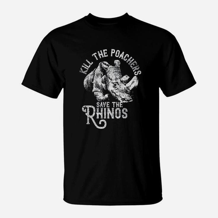 Rhino  Save The Rhinos Animal T-Shirt