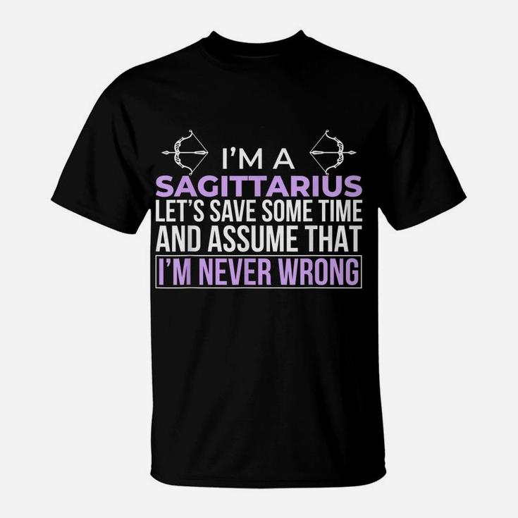 Sagittarius Facts Astrology Quote Horoscope Zodiac Sign T-Shirt